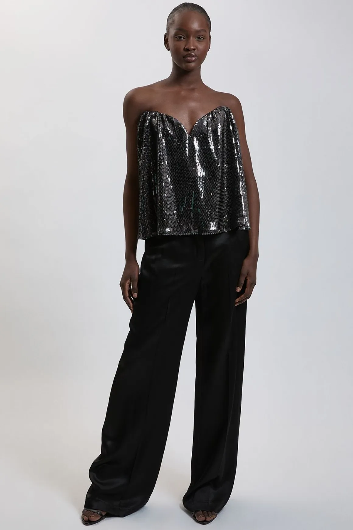 Body À Détail Corsage À Paillettes