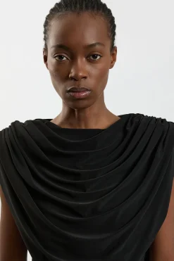 KarenMillen Body En Jersey À Col Bénitier Et Épaules Structurées<Femme Tops D’Automne|Tops