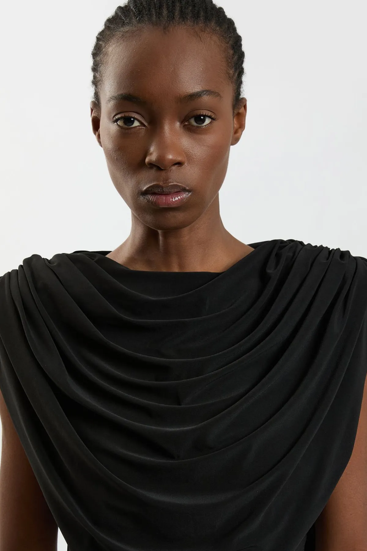KarenMillen Body En Jersey À Col Bénitier Et Épaules Structurées<Femme Tops D’Automne|Tops