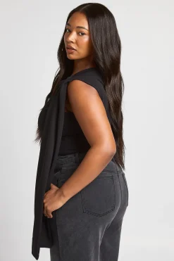 Body Grande Taille Avec Détail Drapé Épaules Dénudées