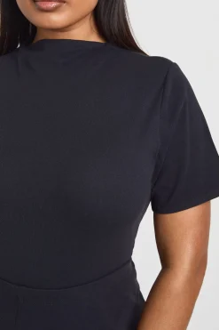 Body Manches Courtes Ultra Doux Avec Encolure Rapportée