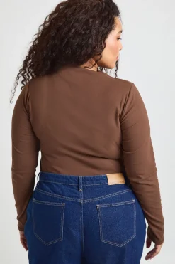 Body À Manches Longues Ultra Doux Avec Encolure Intégrée