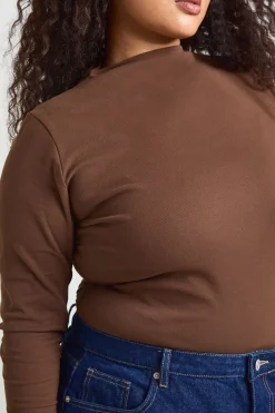 Body À Manches Longues Ultra Doux Avec Encolure Intégrée