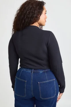 Body Manches Longues Ultra Doux À Encolure Rapportée