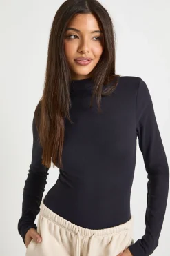 boohoo Body à manches longues ultra doux à col intégré<Femme Tops