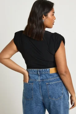 boohoo Body Sans Manches à Épaulettes Grande Taille<Femme Tops