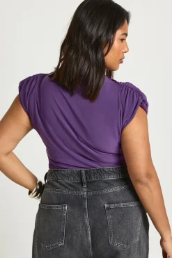 boohoo Body Sans Manches À Épaulettes Structurées<Femme Tops
