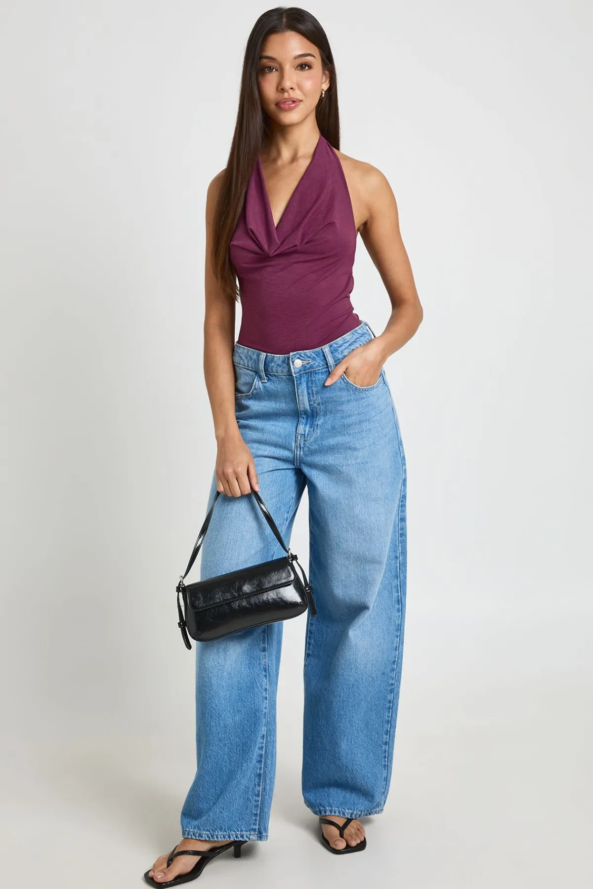 boohoo Body Texturé Col Bénitier Et Dos Nu<Femme Tops