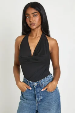 Body Texturé Col Bénitier Licou