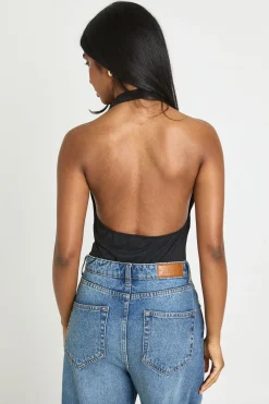 Body Texturé Col Bénitier Licou