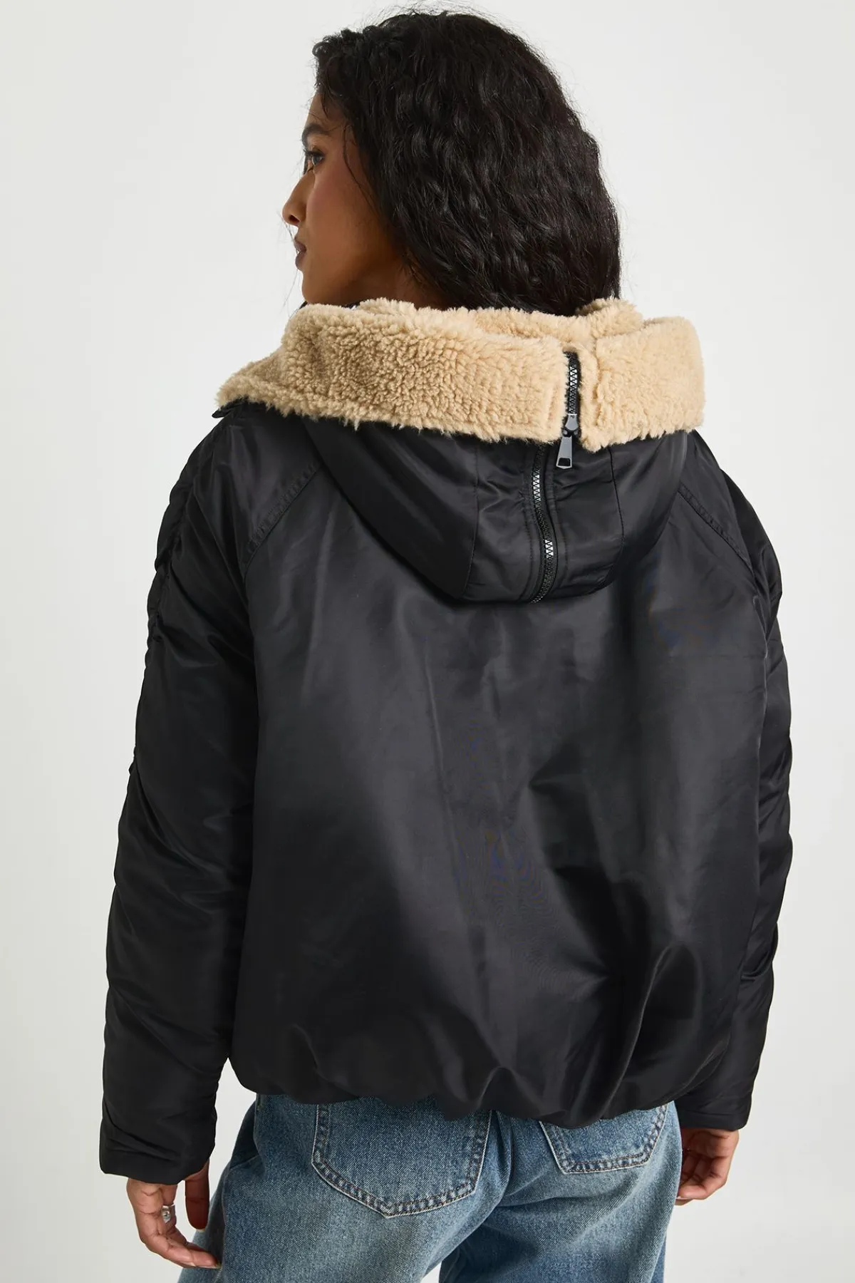 boohoo Bomber à doublure synthétique<Femme Vestes & Manteaux|Bombers