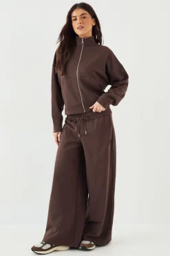 Bomber DSGN Studio à Col Entonnoir Zippé en Maille Interlock