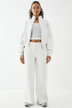 Bomber DSGN Studio à Col Montant avec Broderie et Fermeture Zippée