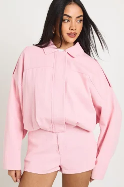 Bomber En Jean Oversize