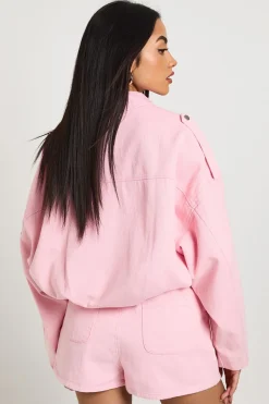 Bomber En Jean Oversize