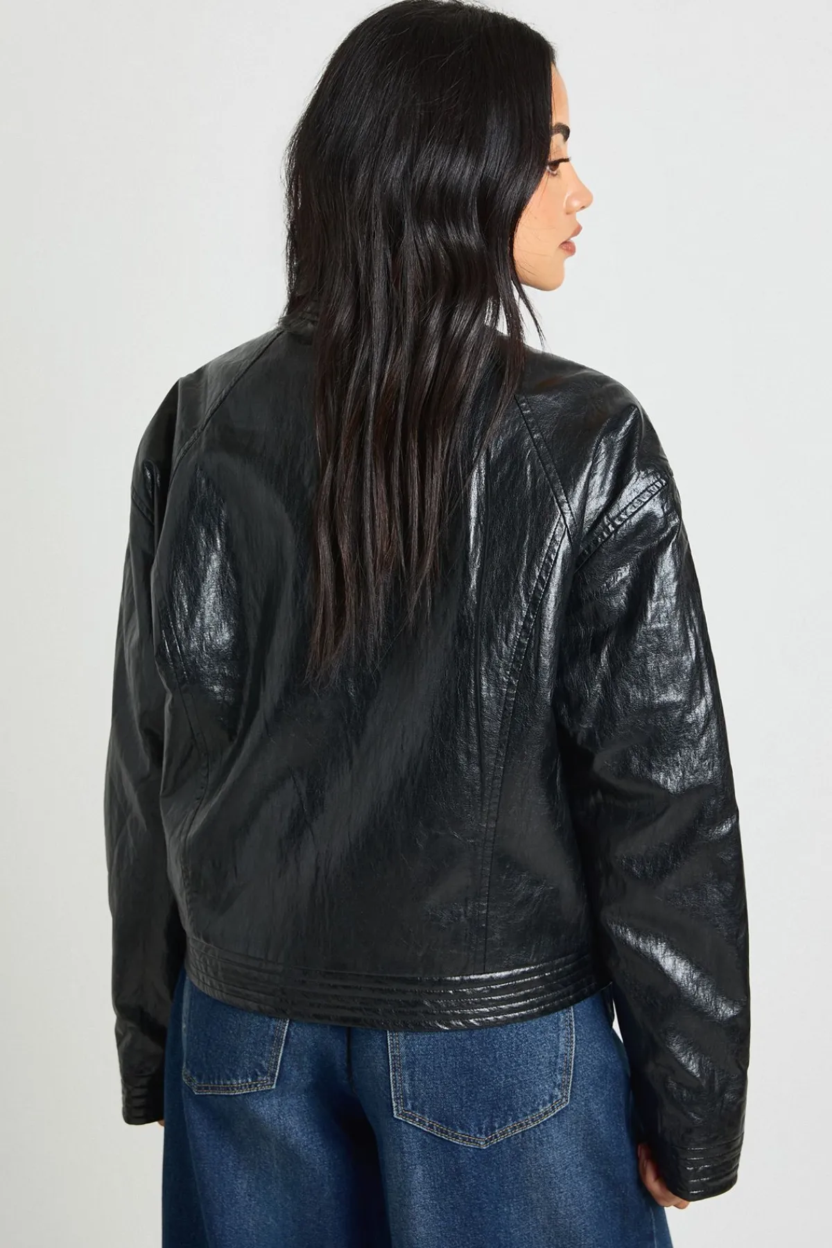 boohoo Bomber en synthétique<Femme Vestes & Manteaux|Bombers