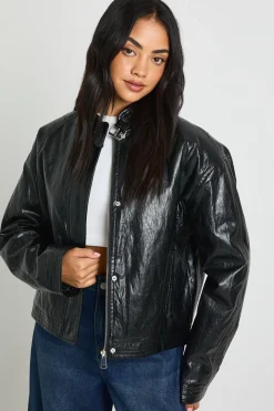 boohoo Bomber en synthétique<Femme Vestes & Manteaux|Bombers