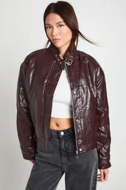 Bomber en synthétique