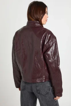 Bomber en synthétique