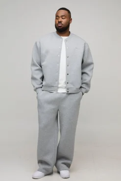 Bomber Oversized Boxy Scuba Chiné Plus