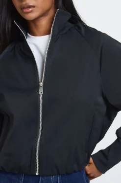 boohoo Bomber Zippé À Col Montant<Femme Vestes & Manteaux|Bombers