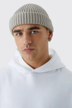boohooMAN Bonnet micro côtelé<Homme Chapeaux, Gants Et Écharpes
