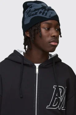 boohooMAN Bonnet tricoté pour homme<Homme Chapeaux, Gants Et Écharpes