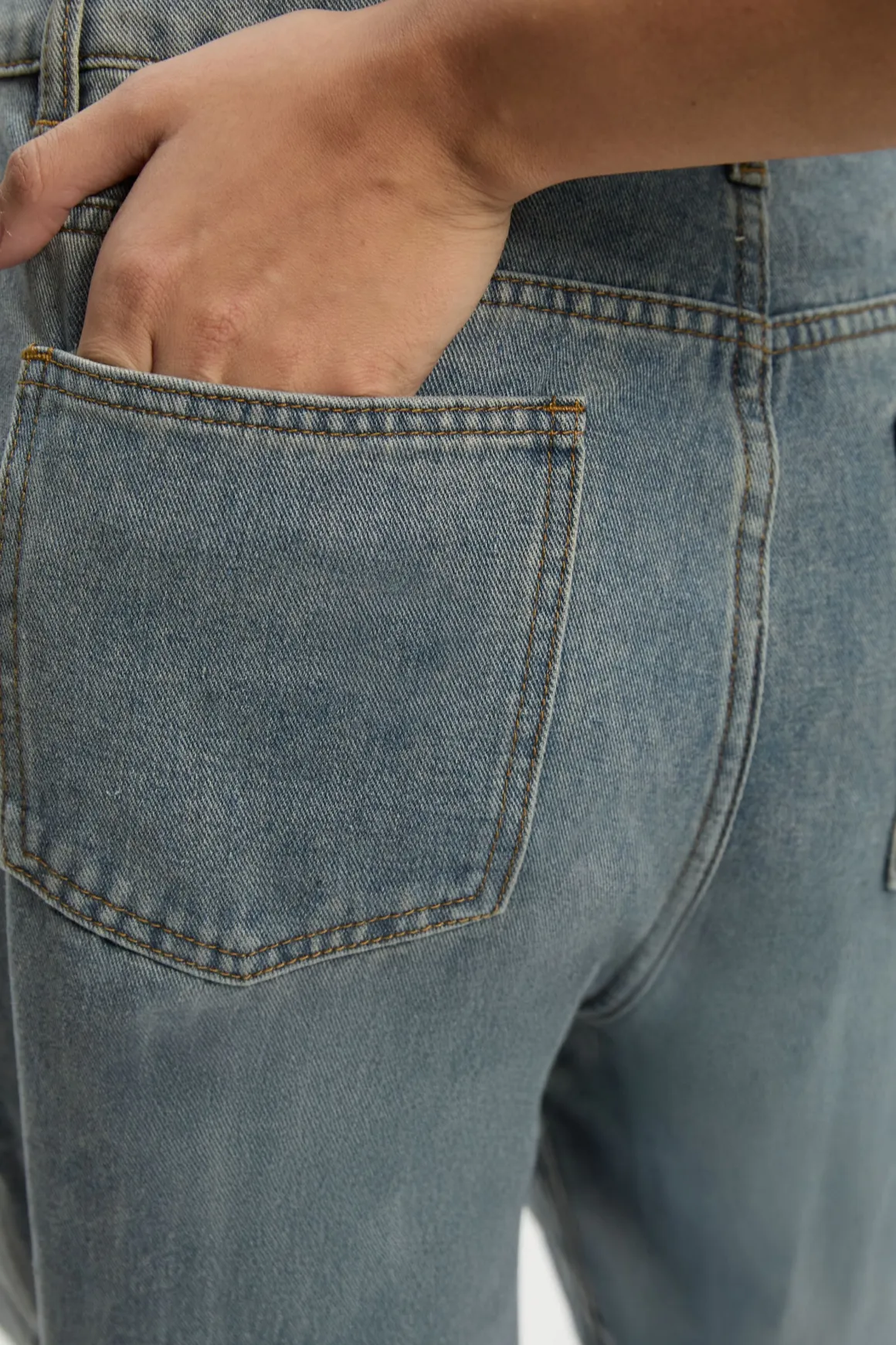 Boohoo Basics Jean droit taille haute