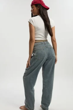 Boohoo Basics Jean droit taille haute