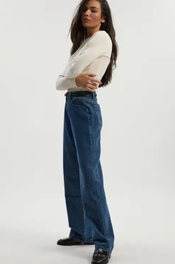 Boohoo Basics Jeans Boyfriend taille haute
