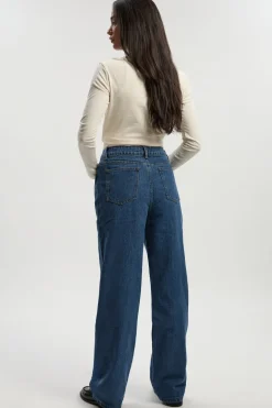 Boohoo Basics Jeans Boyfriend taille haute