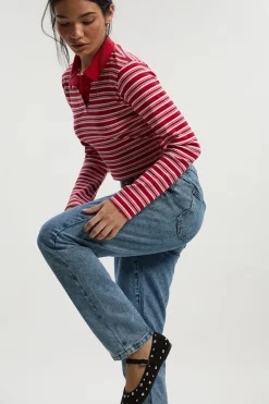 boohoo Basics Jeans Mom Slim Fit Taille Haute<Femme Denim|Jeans