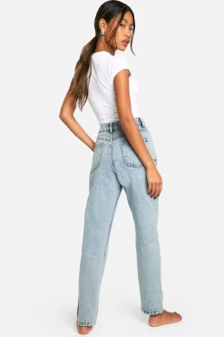 Boohoo Basics Jeans Slim Fit à Taille Haute