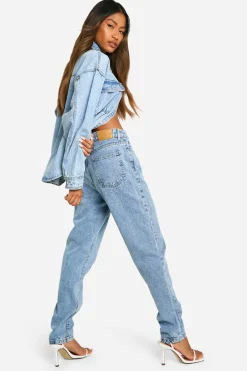 boohoo Basics Jeans Slim Fit taille haute<Femme Denim|Jeans