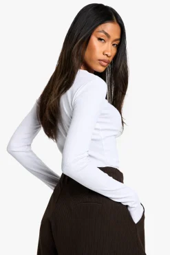 boohoo Basics 2 Pack Bodysuit à manches longues col rond<Femme Basiques|Tops D’Automne