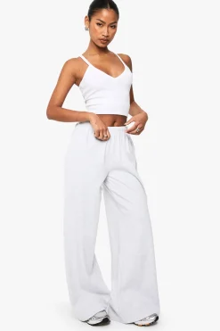 Boohoo Basics Pantalon Droit à Côtes