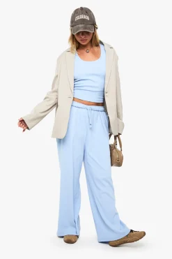 Boohoo Basics Pantalon droit en côte