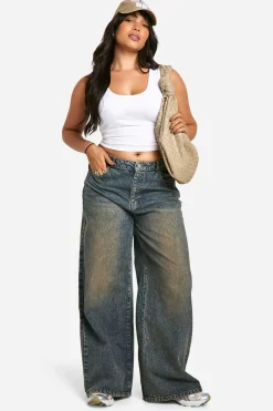 boohoo Basics Plus Débardeur Long en Coton à Bretelles Larges<Femme Looks De Rentrée|Tops