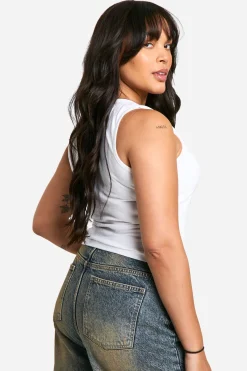 boohoo Basics Plus Débardeur Long en Coton à Bretelles Larges<Femme Looks De Rentrée|Tops