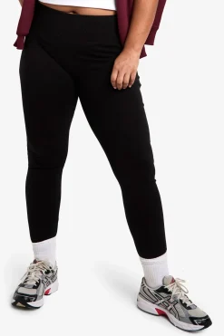BOOHOO BASICS PLUS LEGGING À TAILLE HAUTE AVEC CEINTURE PROFONDE