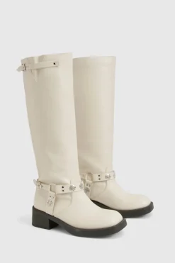 Botte biker à harnais