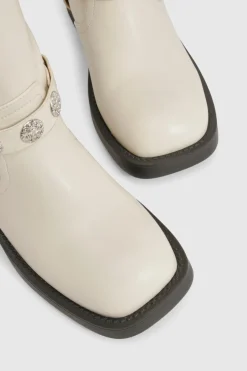 Botte biker à harnais