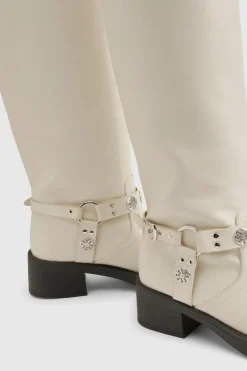 Botte biker à harnais