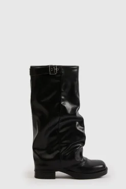 Botte Haute À Boucle Rabattue