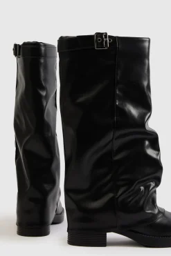 Botte Haute À Boucle Rabattue