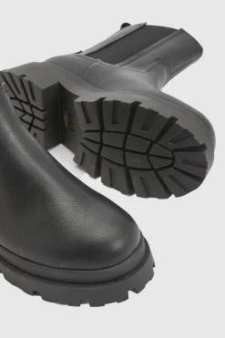 boohoo Bottes Chelsea Chunky À Détails De Panneaux< Bottes|Bottes Noires