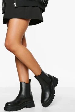 Bottes Chelsea à double semelle imposante
