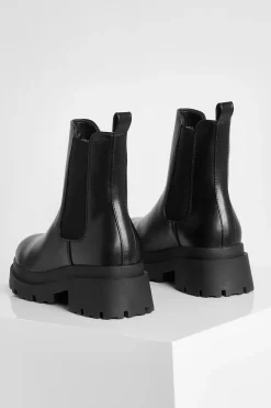 Bottes Chelsea à double semelle imposante