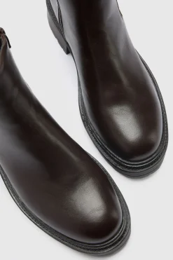 Bottes Chelsea Larges À Semelle Épaisse