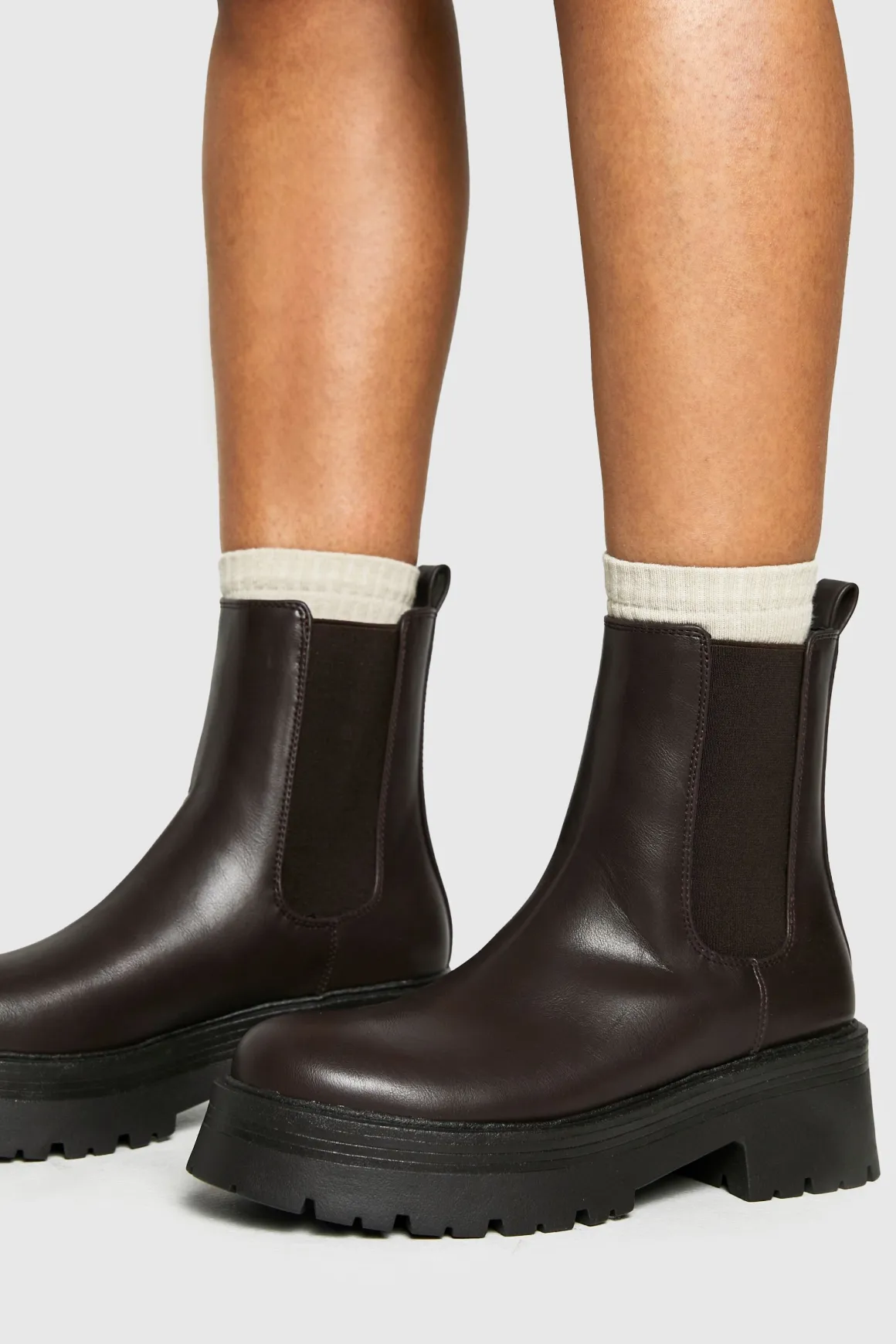 Bottes Chelsea robustes à panneau élastique
